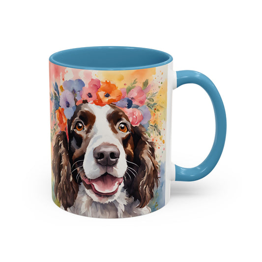 Springer Spaniel 03 Accent Coffee Mug - Dog Lover Gift