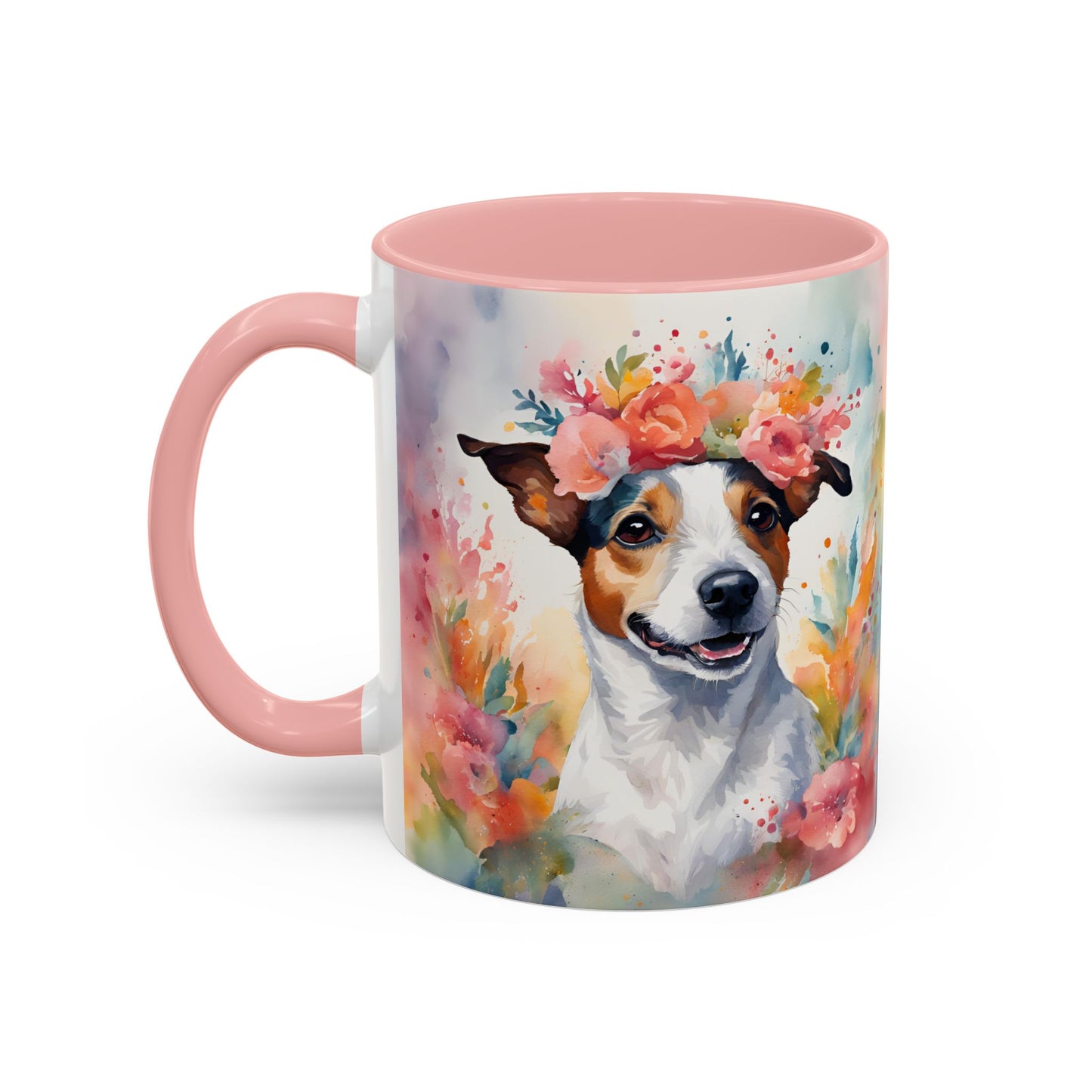 Jack Russell 02 Accent Coffee Mug - Dog Lover Gift