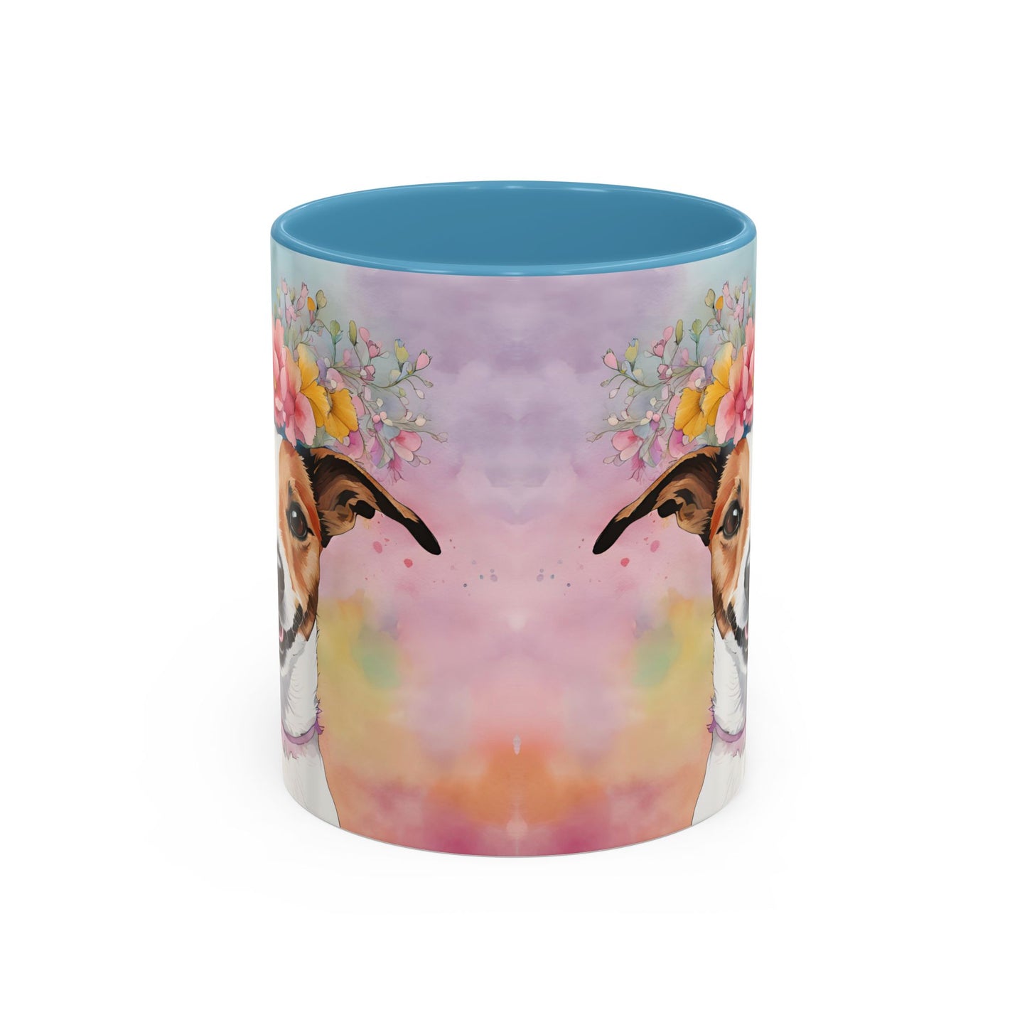 Jack Russell 03 Accent Coffee Mug - Dog Lover Gift