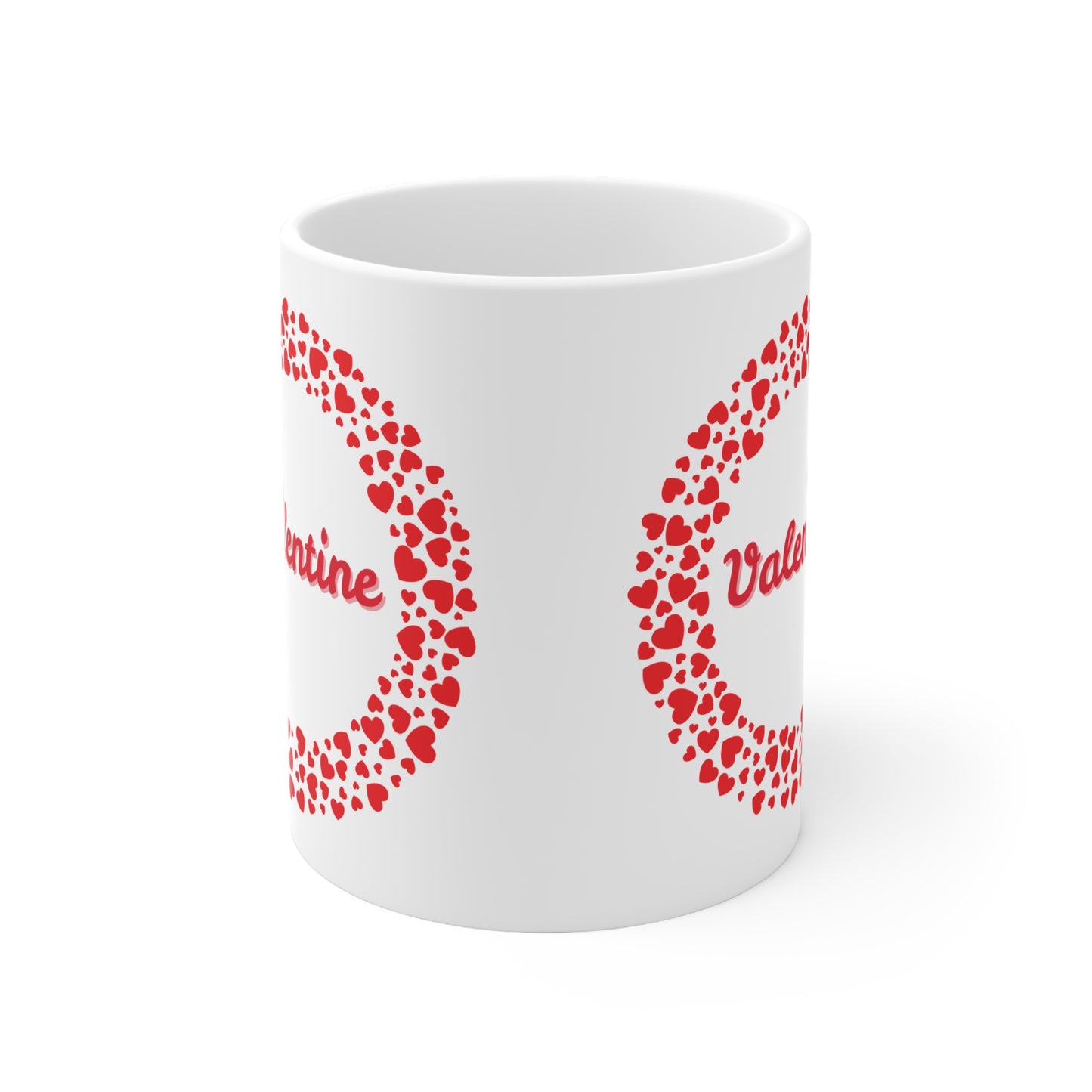 Valentine Hearts Valentines Mug Ceramic 11oz