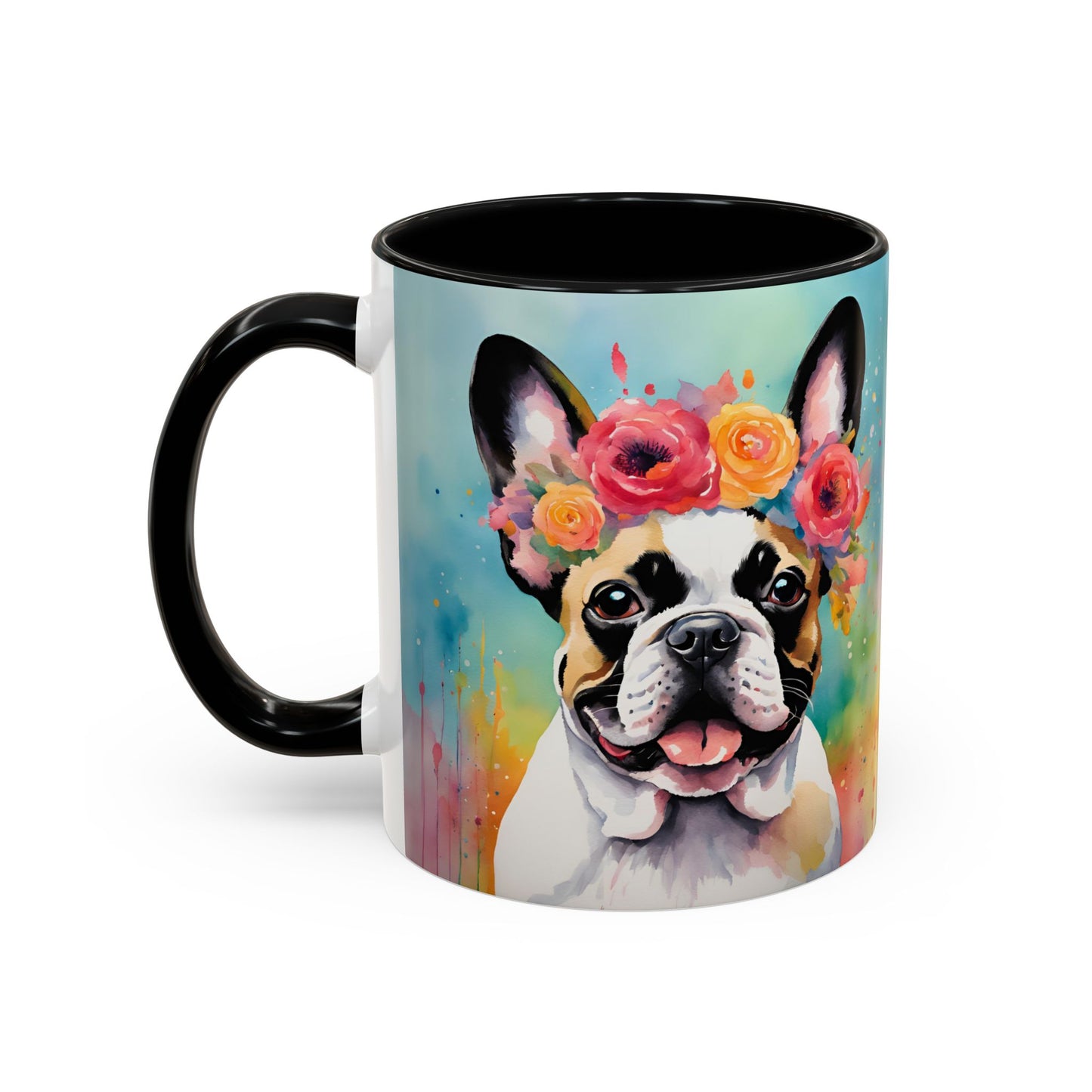 French Bulldog 03 Accent Coffee Mug - Dog Lover Gift