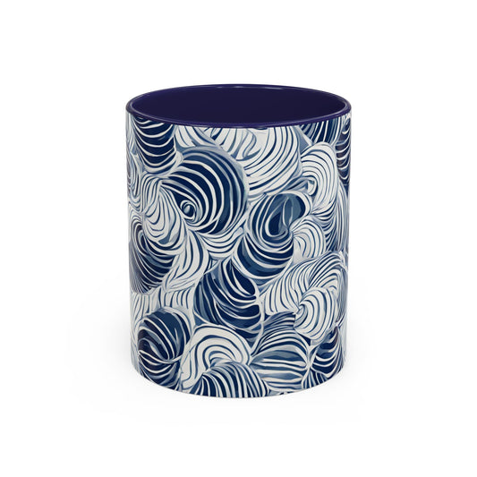 Seashell 5 Accent Coffee Mug (11oz)