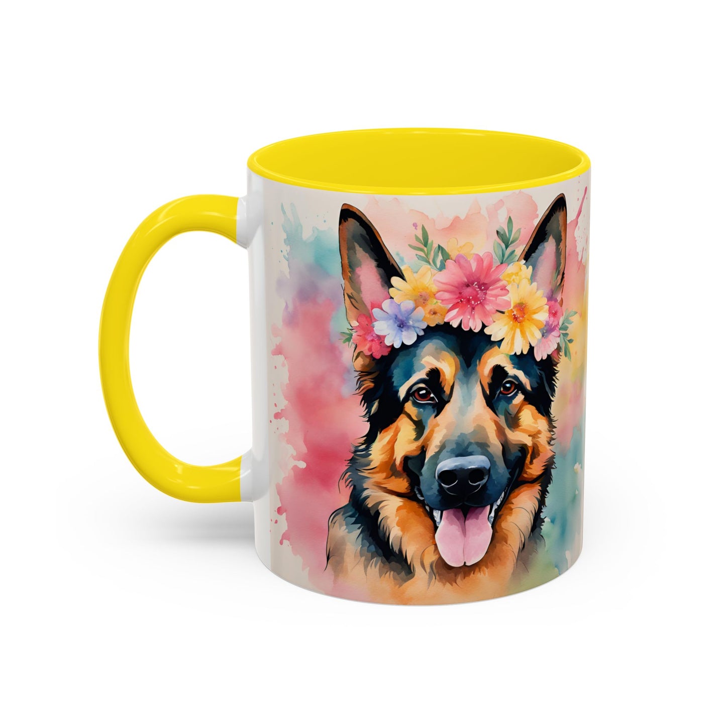 German Shepherd 02 Accent Coffee Mug - Dog Lover Gift