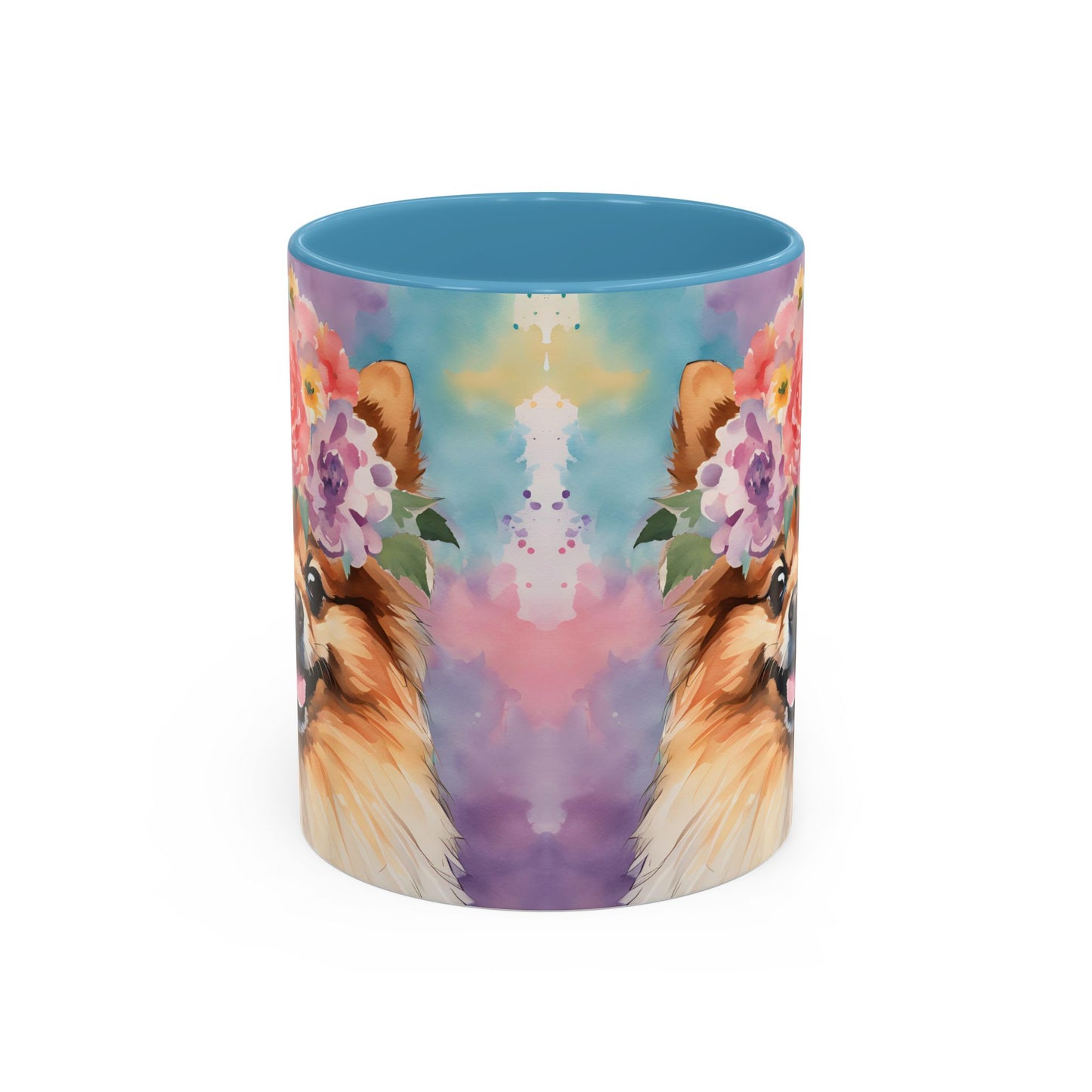 Pomeranian 01 Accent Coffee Mug - Dog Lover Gift