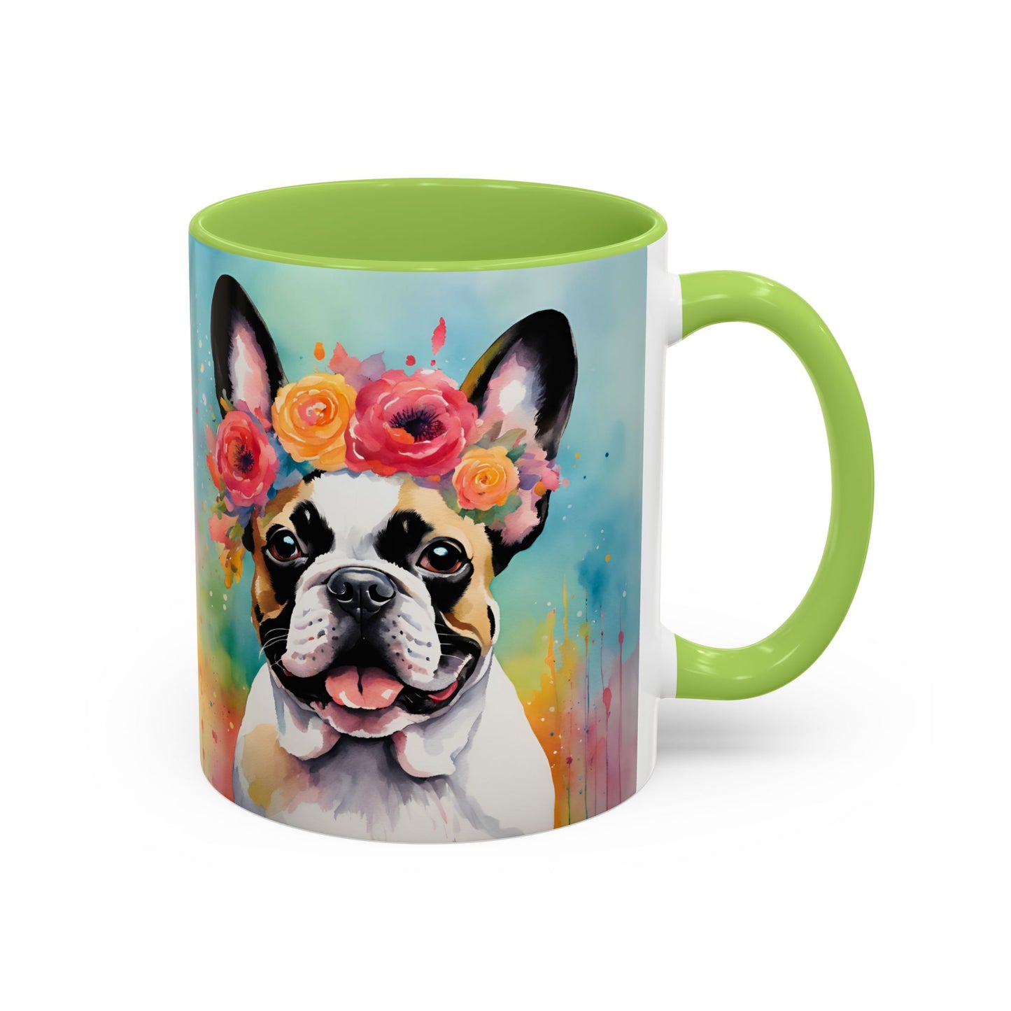 French Bulldog 03 Accent Coffee Mug - Dog Lover Gift
