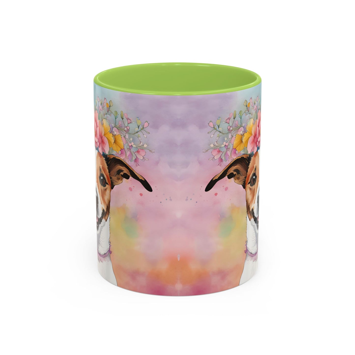Jack Russell 03 Accent Coffee Mug - Dog Lover Gift