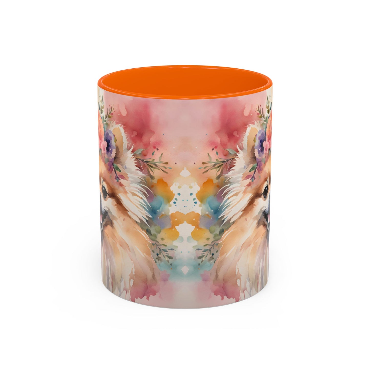 Pomeranian 02 Accent Coffee Mug - Dog Lover Gift