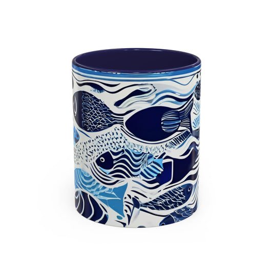 Fish 13 Accent Coffee Mug (11oz)