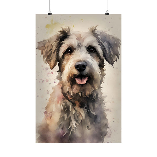 Dogs Bertie Gorgeous Scruff 04 Matte Vertical Poster