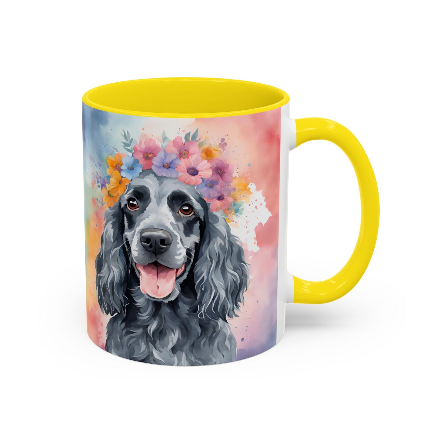 Blue Roan Cocker Spaniel 01 Accent Coffee Mug - Dog Lover Gift