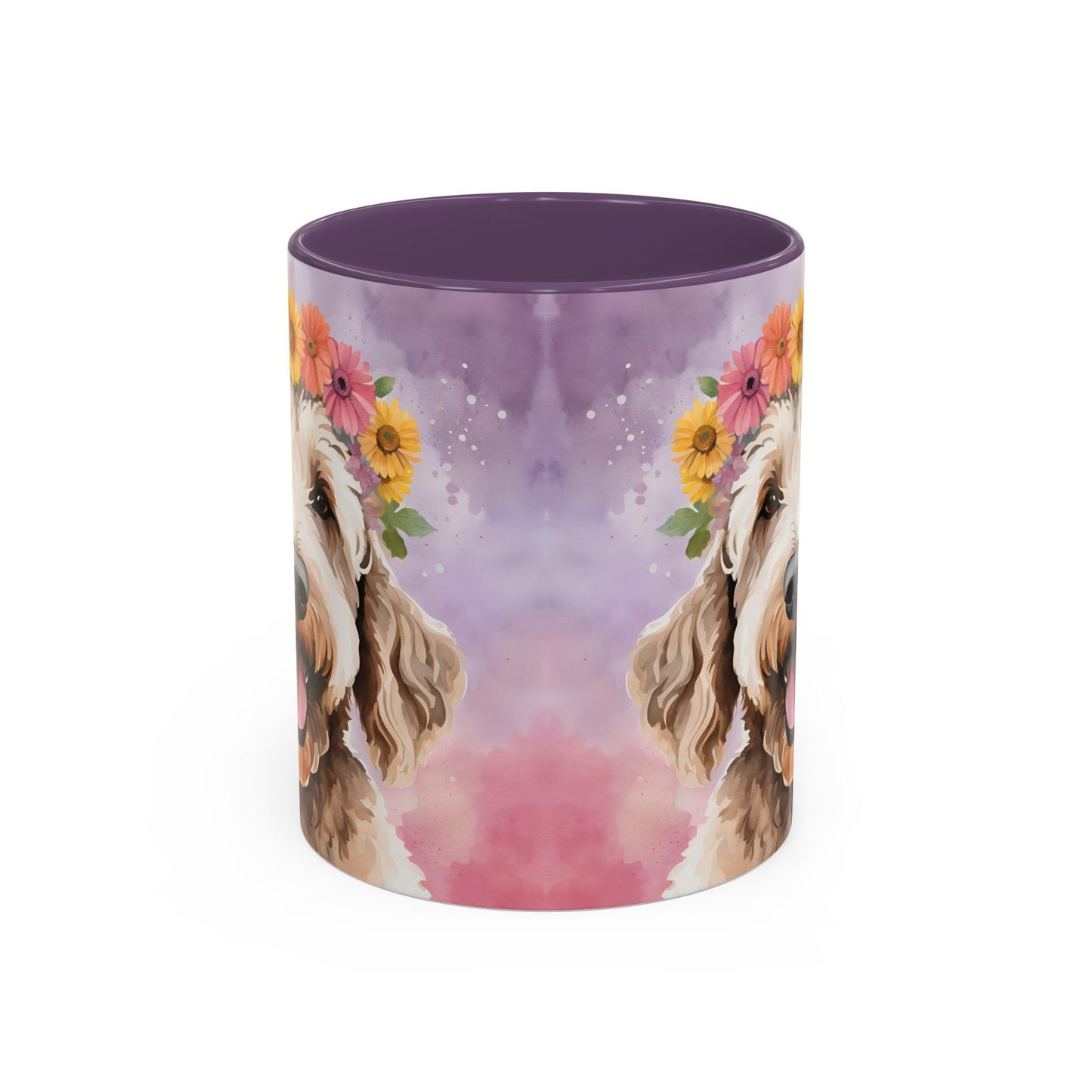 Labradoodle 02 Accent Coffee Mug - Dog Lover Gift