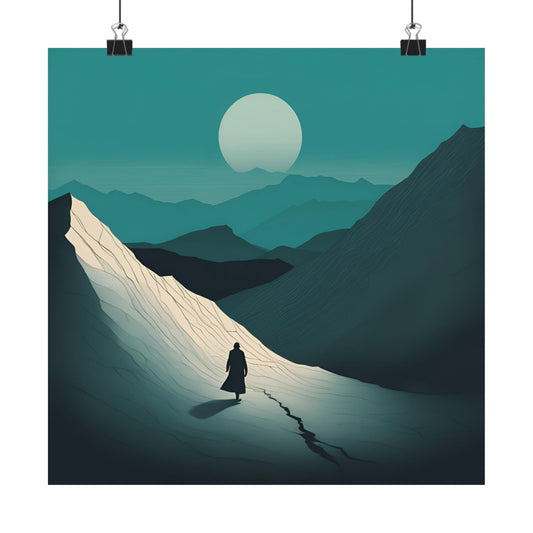 Lone Collection Walker 9 Matte Square Posters