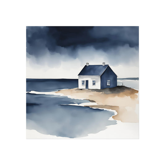 Blue Collection 8 Matte Print