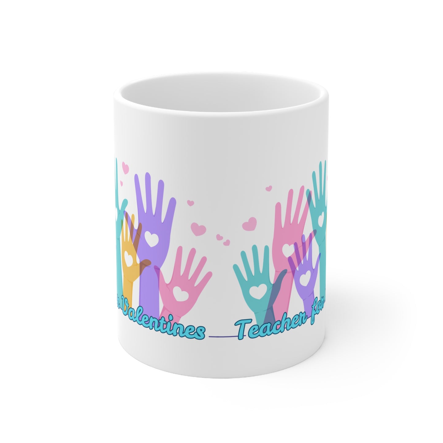 Teacher For Valentines 2 Mug Ceramic 11oz