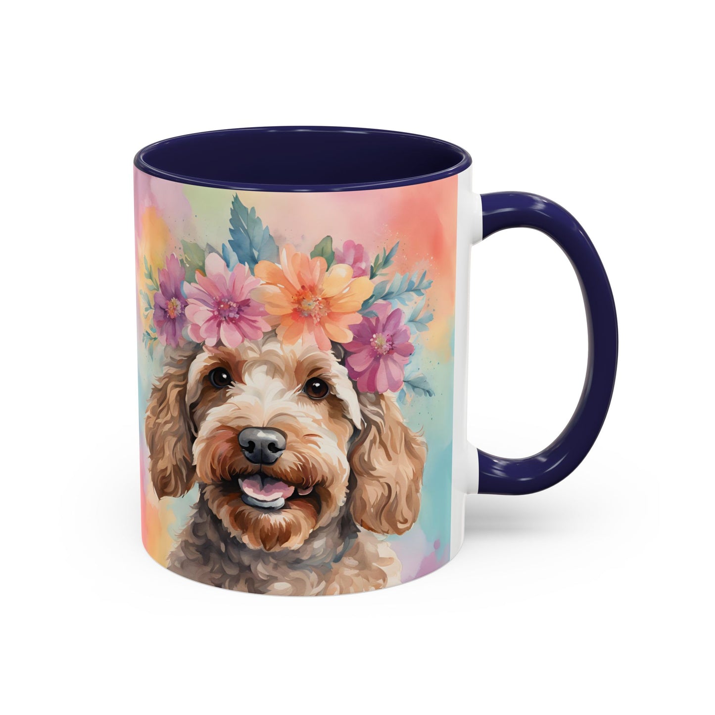 Cockapoo 01 Accent Coffee Mug - Dog Lover Gift