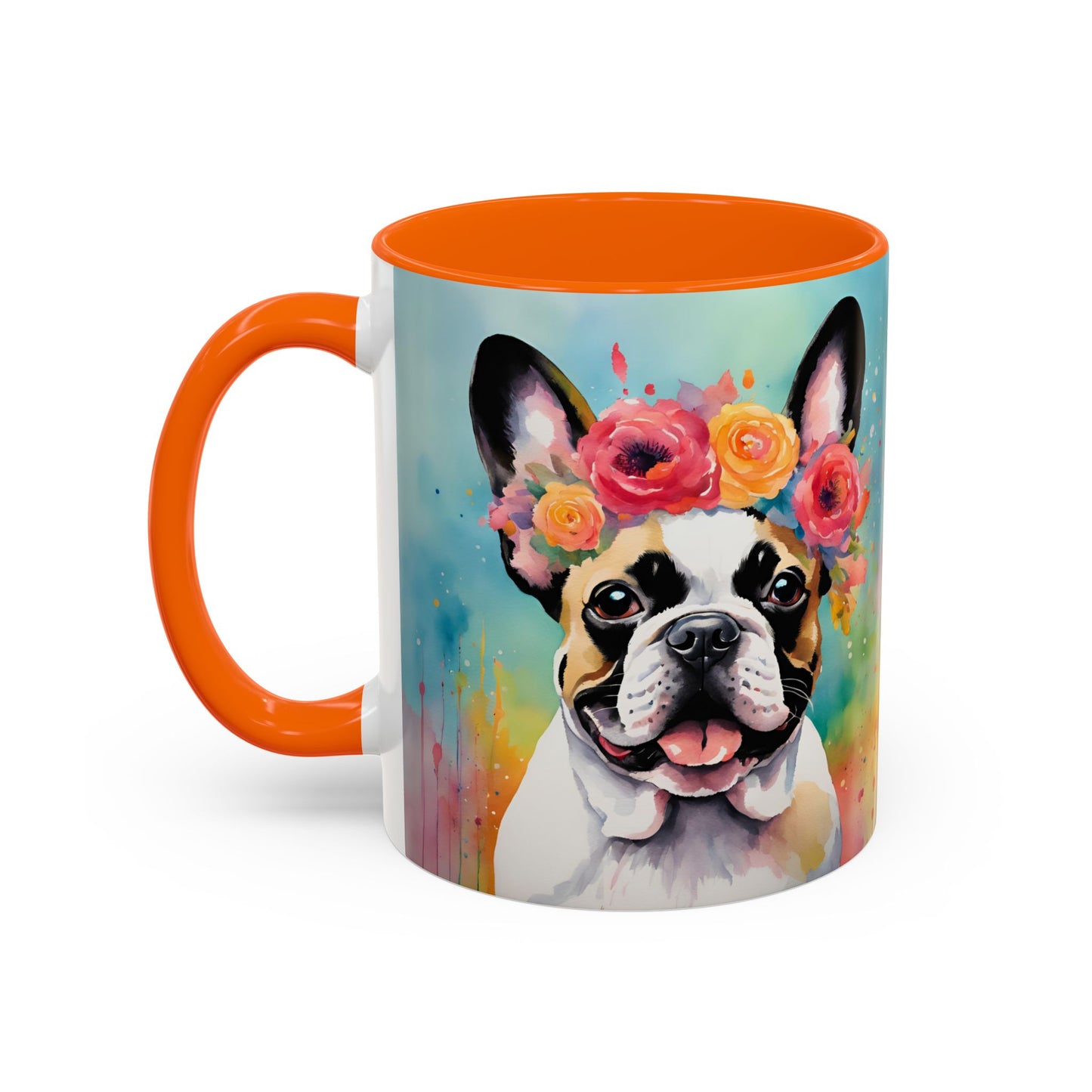 French Bulldog 03 Accent Coffee Mug - Dog Lover Gift