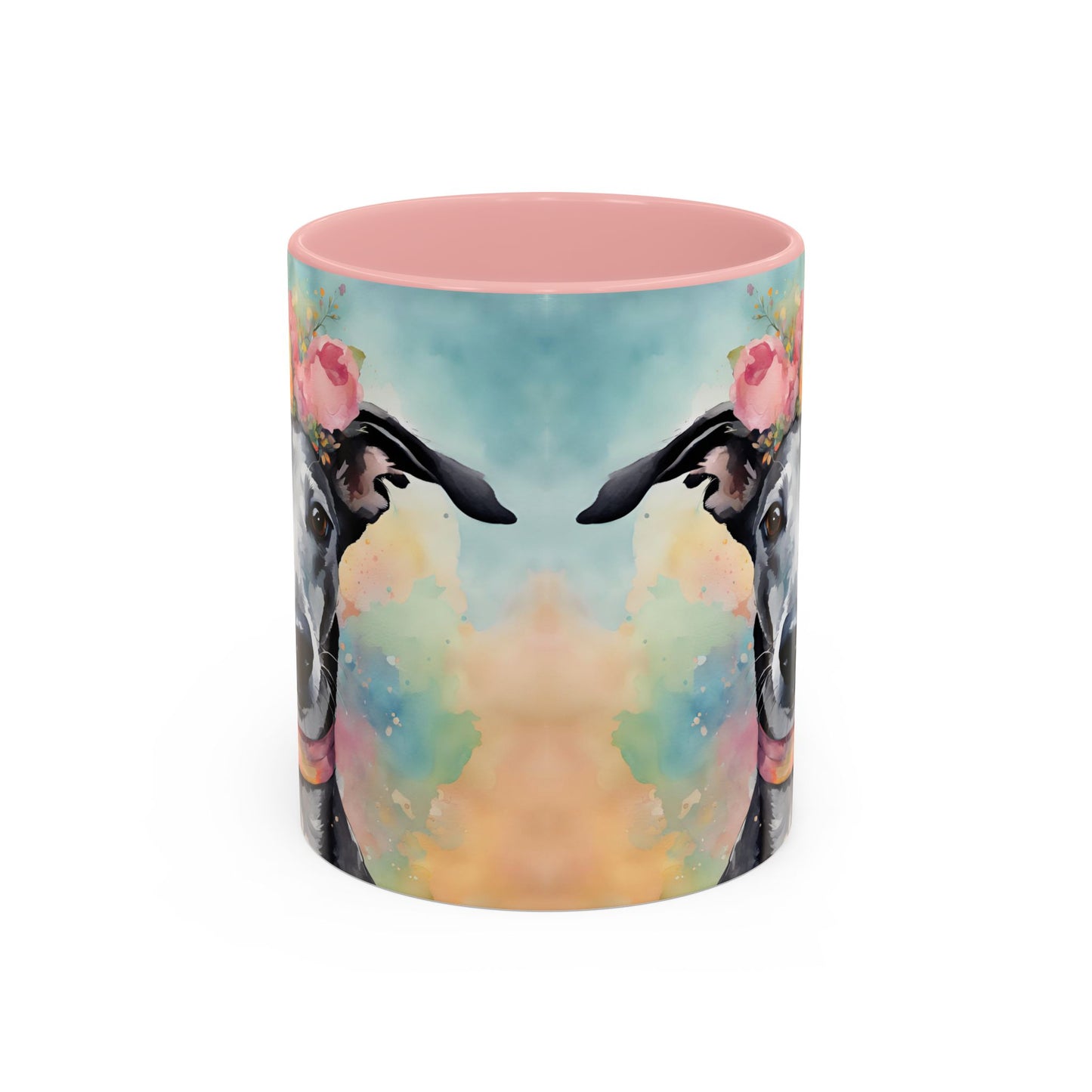Greyhound 03 Accent Coffee Mug - Dog Lover Gift