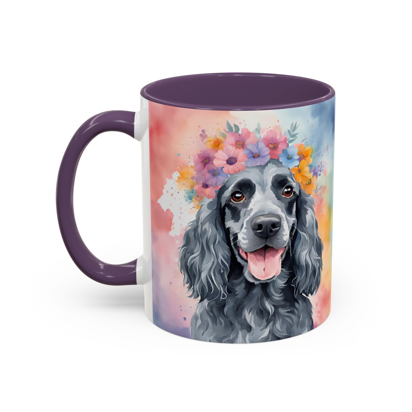 Blue Roan Cocker Spaniel 01 Accent Coffee Mug - Dog Lover Gift
