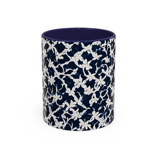 Flower 4 Accent Coffee Mug (11oz)