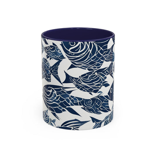 Fish 06 Accent Coffee Mug (11oz)