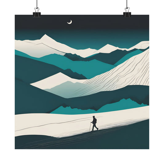 Lone Collection Walker 17 Matte Square Posters