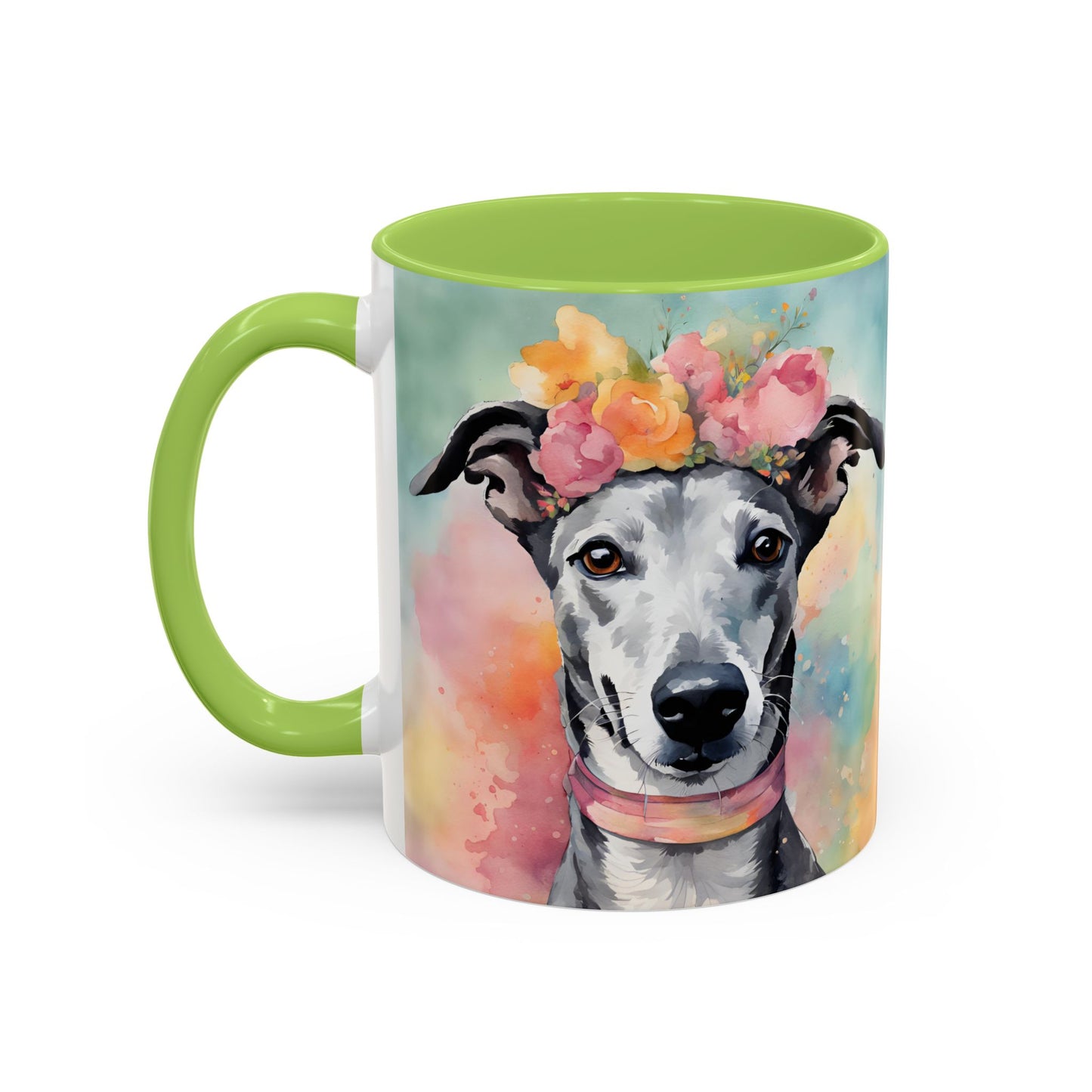 Greyhound 03 Accent Coffee Mug - Dog Lover Gift