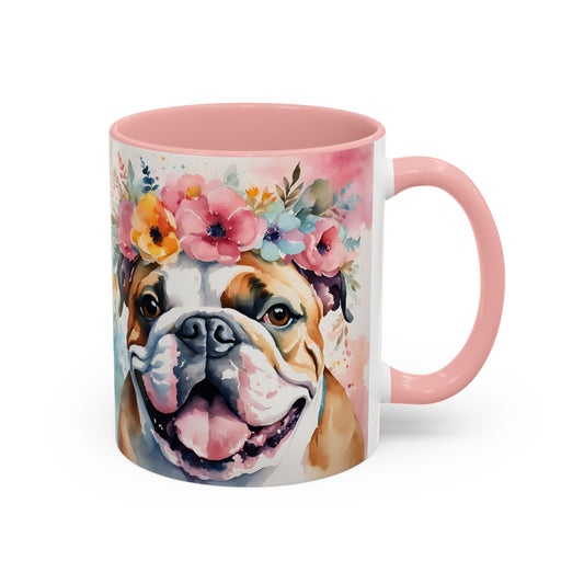 British Bulldog 04 Accent Coffee Mug - Dog Lover Gift