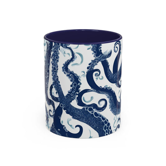 Octopus 1 Accent Coffee Mug (11oz)