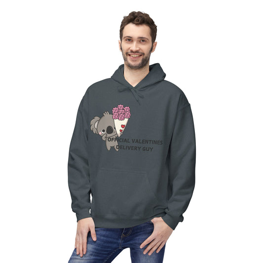 Official Valentines Delivery Guy Mens Valentines Hoodie