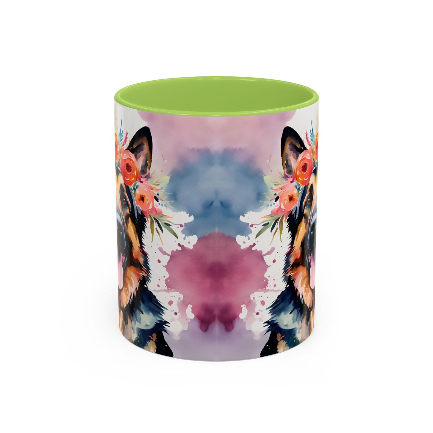 German Shepherd 04 Accent Coffee Mug - Dog Lover Gift