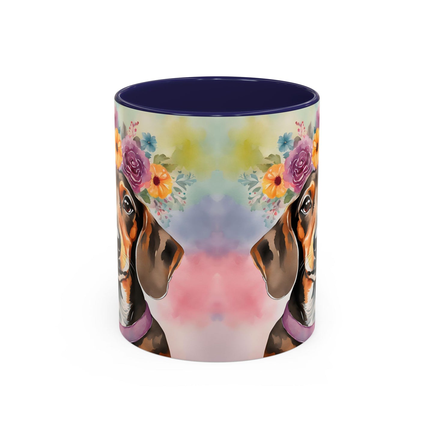 Dachshund 03 Accent Coffee Mug - Dog Lover Gift