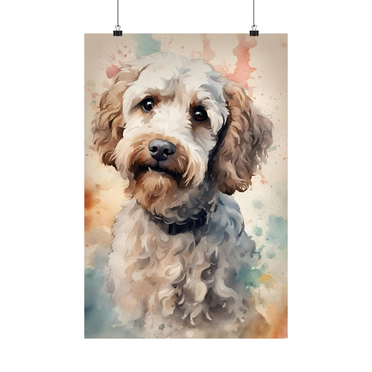 Dogs Cockapoo 03 Matte Vertical Poster