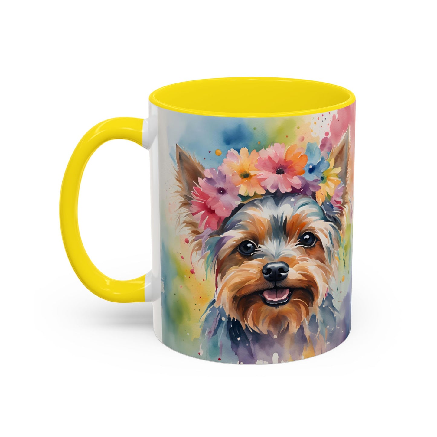 Yorkshire Terrier 03 Accent Coffee Mug - Dog Lover Gift