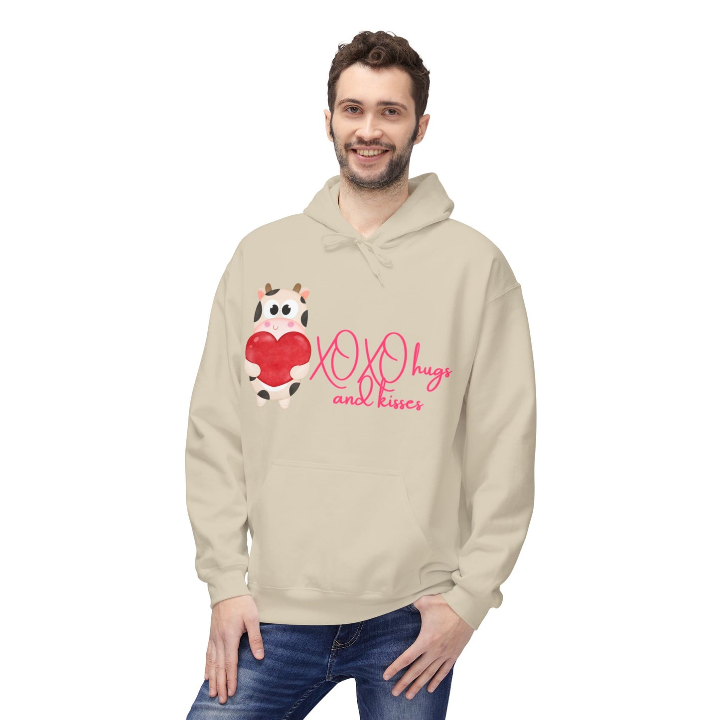 XOXO Hugs And Kisses Unisex Valentines Hoodie