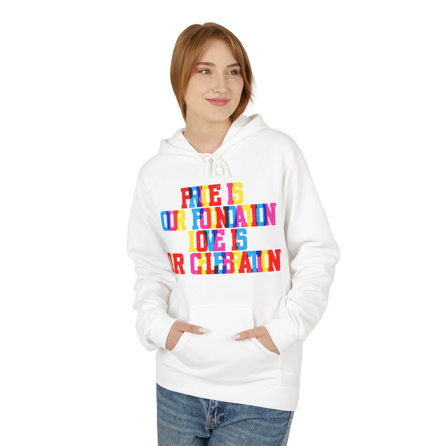 Pride Is Our Foundation Love Is Our Celebration Unisex Valentines Hoodie
