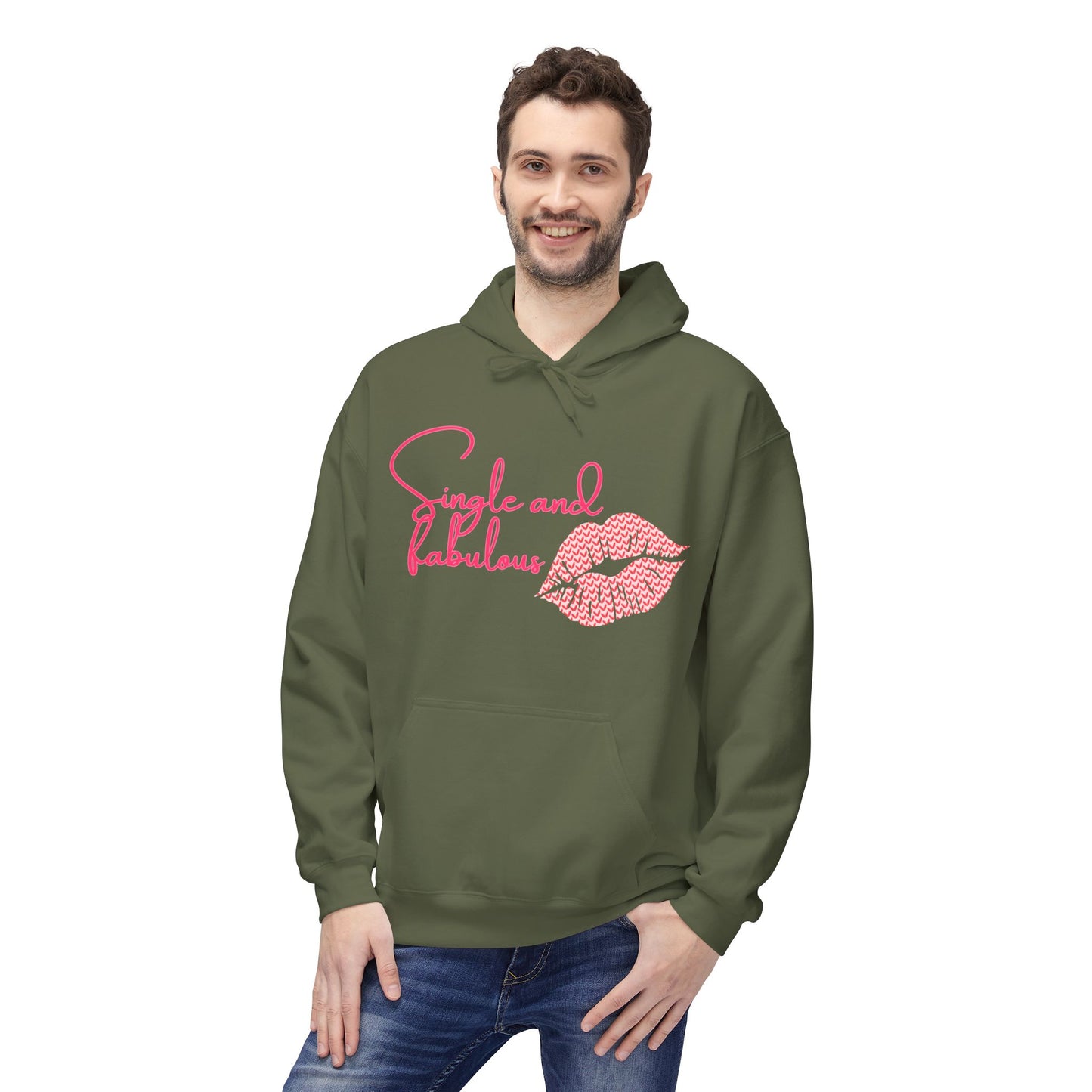Single And Fabulous Unisex Valentines Hoodie