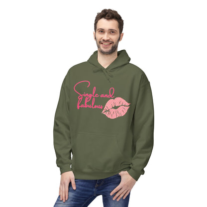 Single And Fabulous Unisex Valentines Hoodie