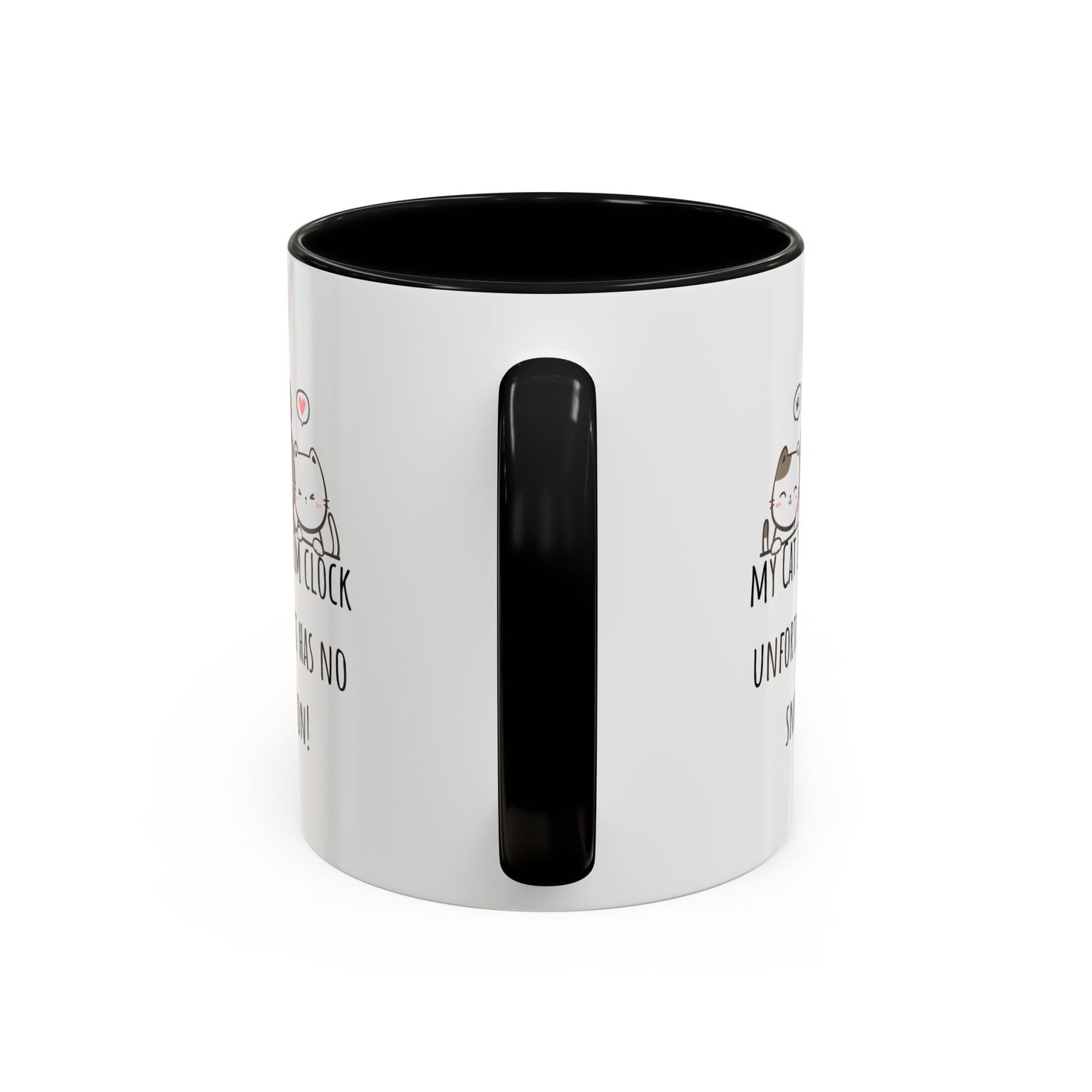 Cat Alarm Accent Coffee Mug (11oz)