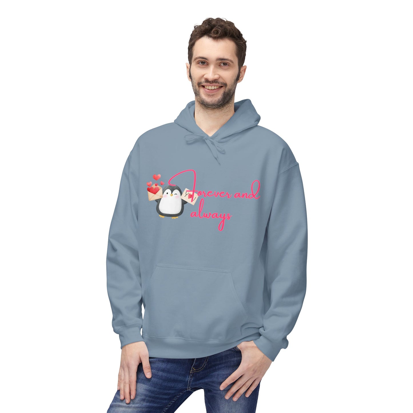 Forever And Always Unisex Valentines Hoodie