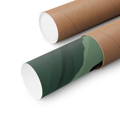 Lone Collection Eagle 18 Matte Square Posters