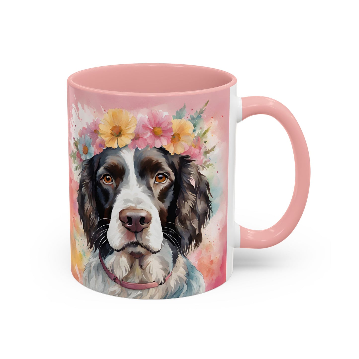 Springer Spaniel 01 Accent Coffee Mug - Dog Lover Gift
