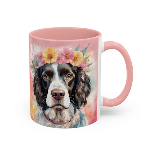 Springer Spaniel 01 Accent Coffee Mug - Dog Lover Gift