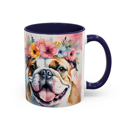 British Bulldog 04 Accent Coffee Mug - Dog Lover Gift