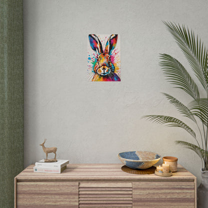 Multicolored Hare 2 Matte Poster