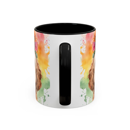 Cockapoo 03 Accent Coffee Mug - Dog Lover Gift