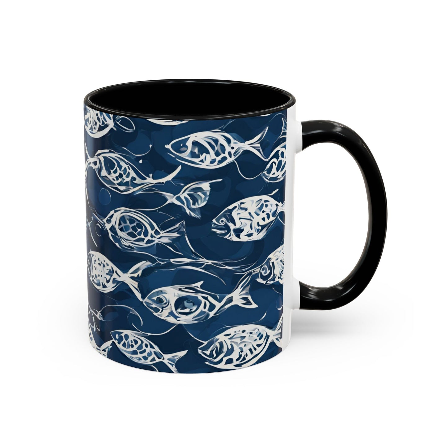 Fish 04 Accent Coffee Mug (11oz)