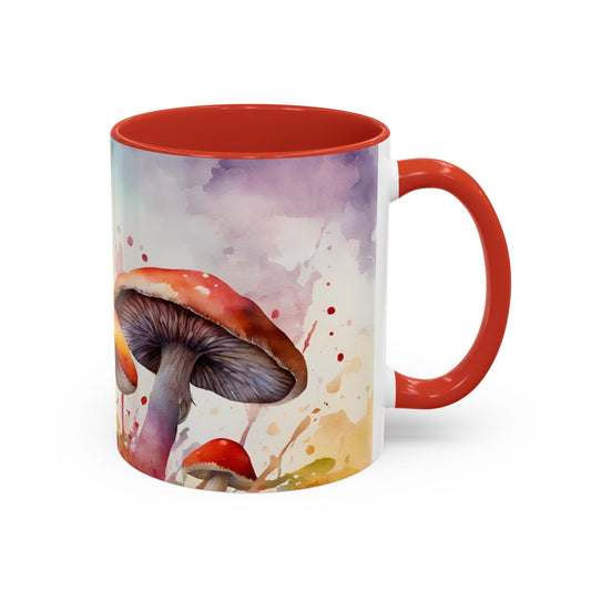Mushroom 2 Accent Mug 11oz