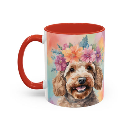 Cockapoo 01 Accent Coffee Mug - Dog Lover Gift