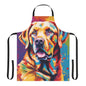 Multicolored Labrador Adult Apron (AOP)