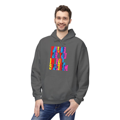 Falling For You In Full Spectrum Unisex Valentines Hoodie